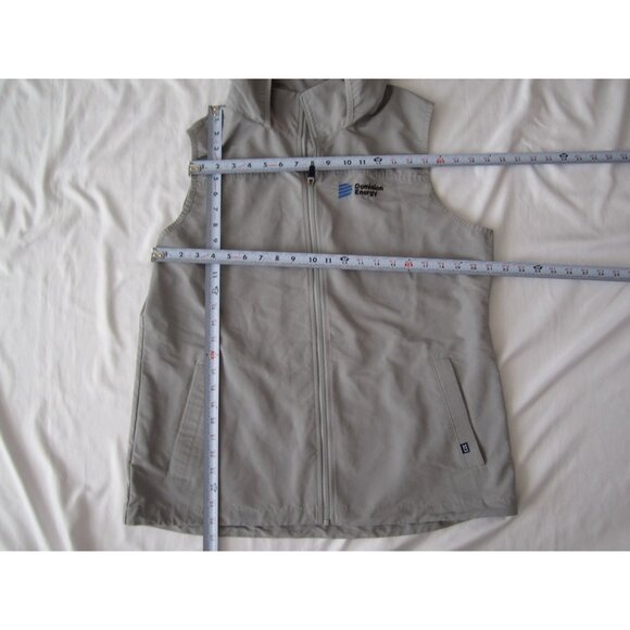Women's Cutter Buck Dominion Energy Full Zip Sleeveless Vest Hoodie Sz XL (WS77) - Picture 4 of 11